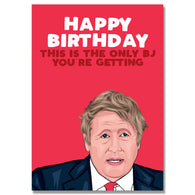 Boris Bj Birthday Card